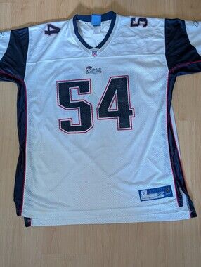 Reebok Tedy Bruschi #54 New England Patriots NFL Jersey Men's XXL